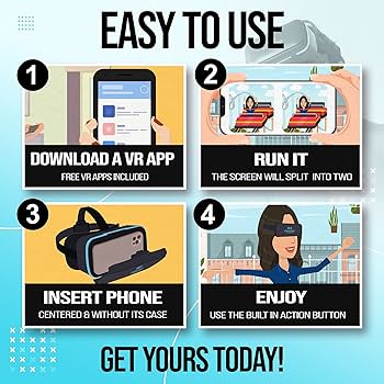 Amazon.com: VR Headset for iPhone & Android 1.0 - for Kids